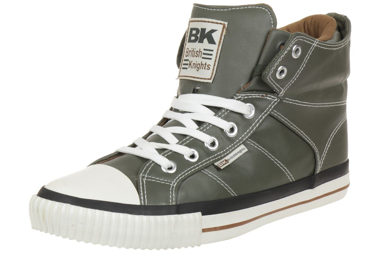 British Knights ROCO BK Herren Sneaker B34-3736-04 NEU grün olive cognac