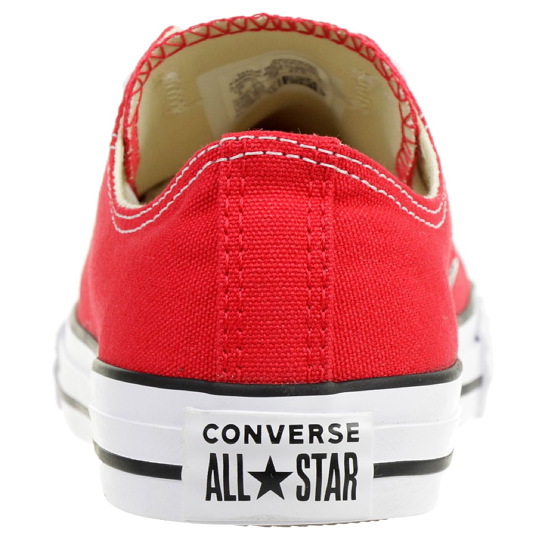 Converse CTAS OX Kinder Sneaker Chuck unisex KIDS Junior canvas rot 3J236C
