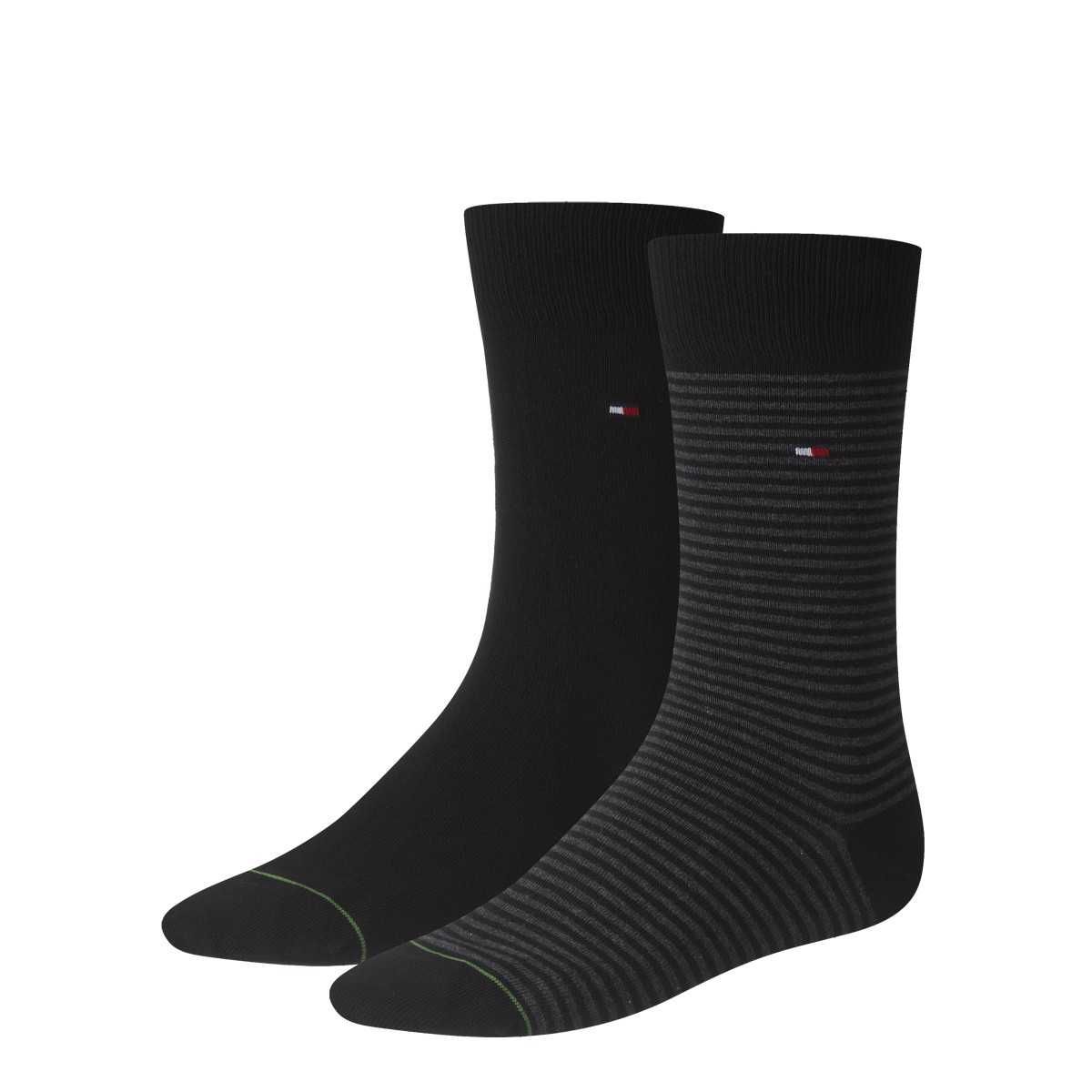 4 Paar TOMMY HILFIGER Herren SMALL STRIPE Socken Gr. 39 - 46 Business Sneaker Socken