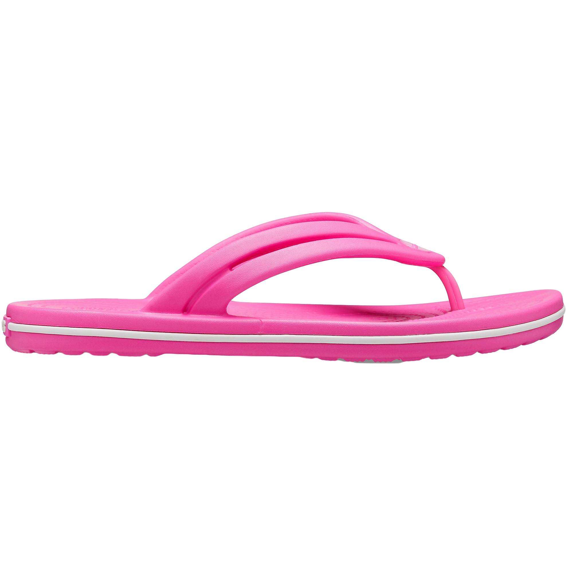 Crocs Crocband Flip Damen Sandale Zehentrenner Badelatsche 206100 Pink 