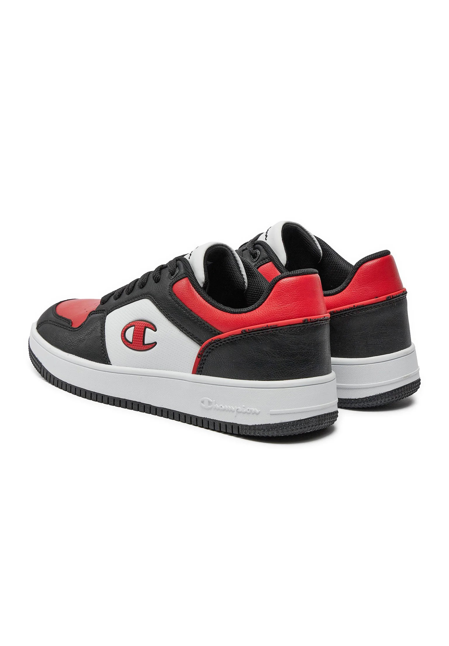 Champion REBOUND 2.0 LOW Herren Sneaker S21906-CHA-KK019 schwarz/rot/weiß