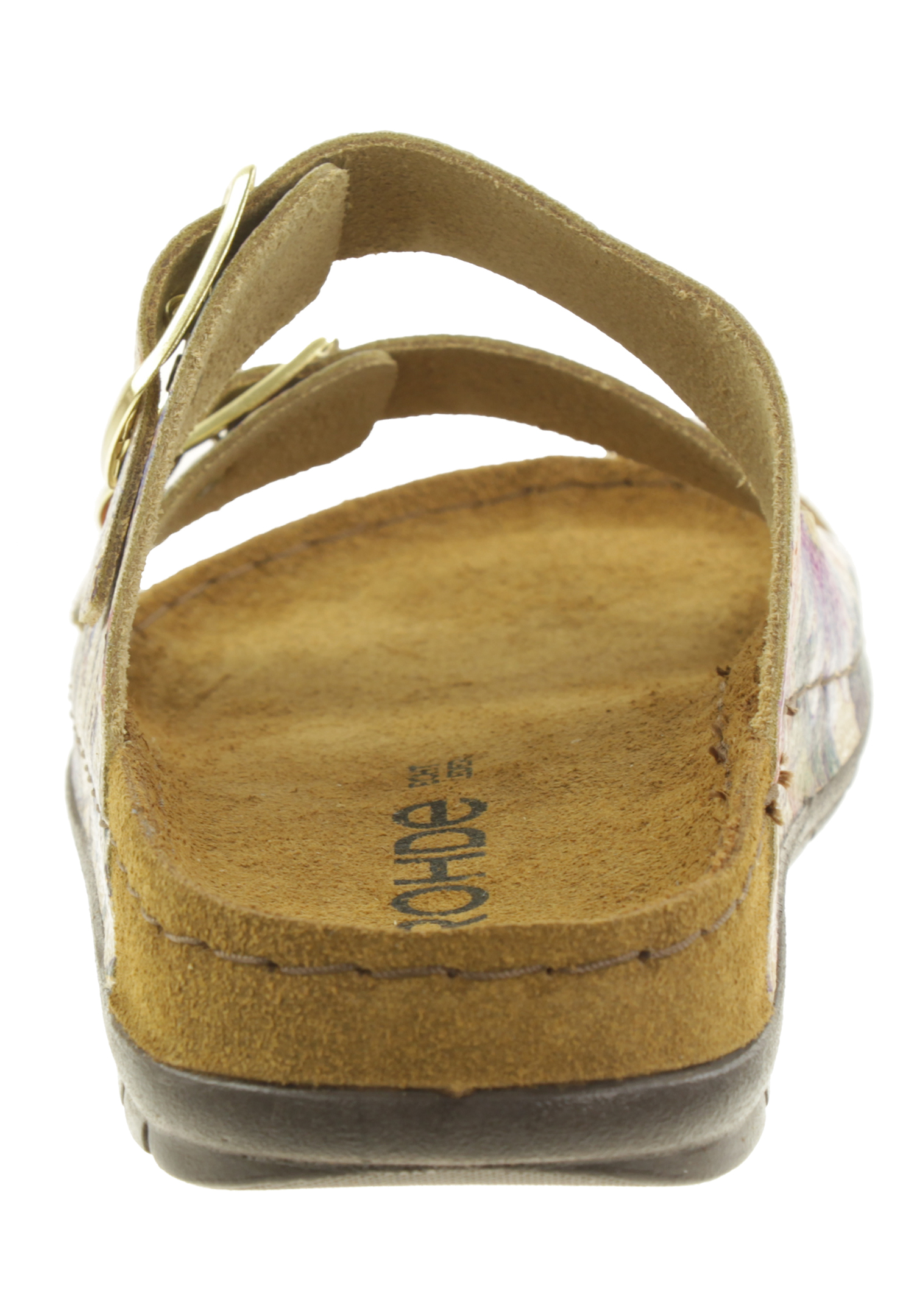 Rohde Rodigo Damen Pantolette Slipper Sandale 5864 Gold 