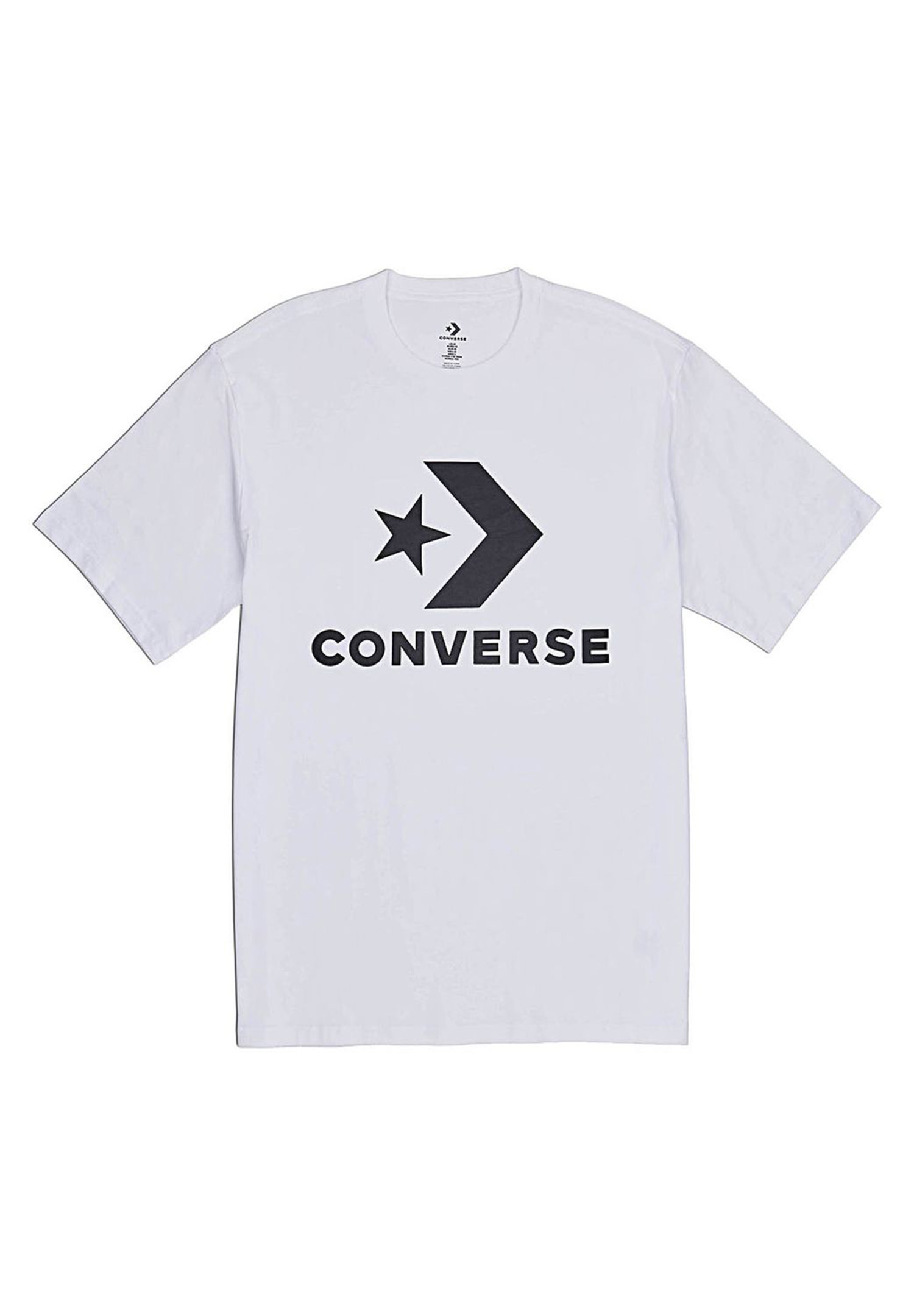 Converse Star Chevron Center Front Tee Damen T-Shirt 10018569 Weiß