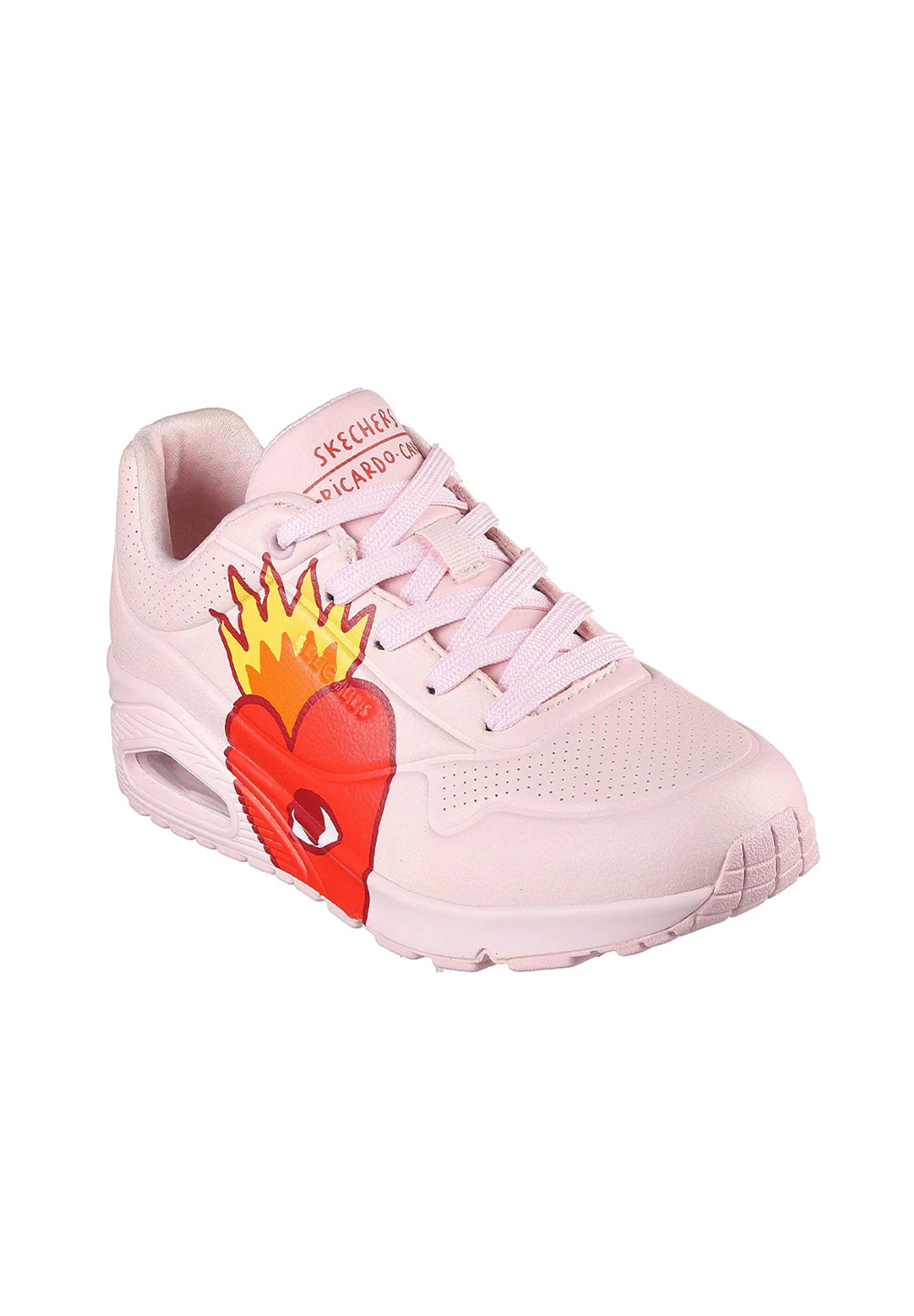 Skechers UNO FLAMING HEART Damen Sneaker Schuhe 177956 PKMT rosa