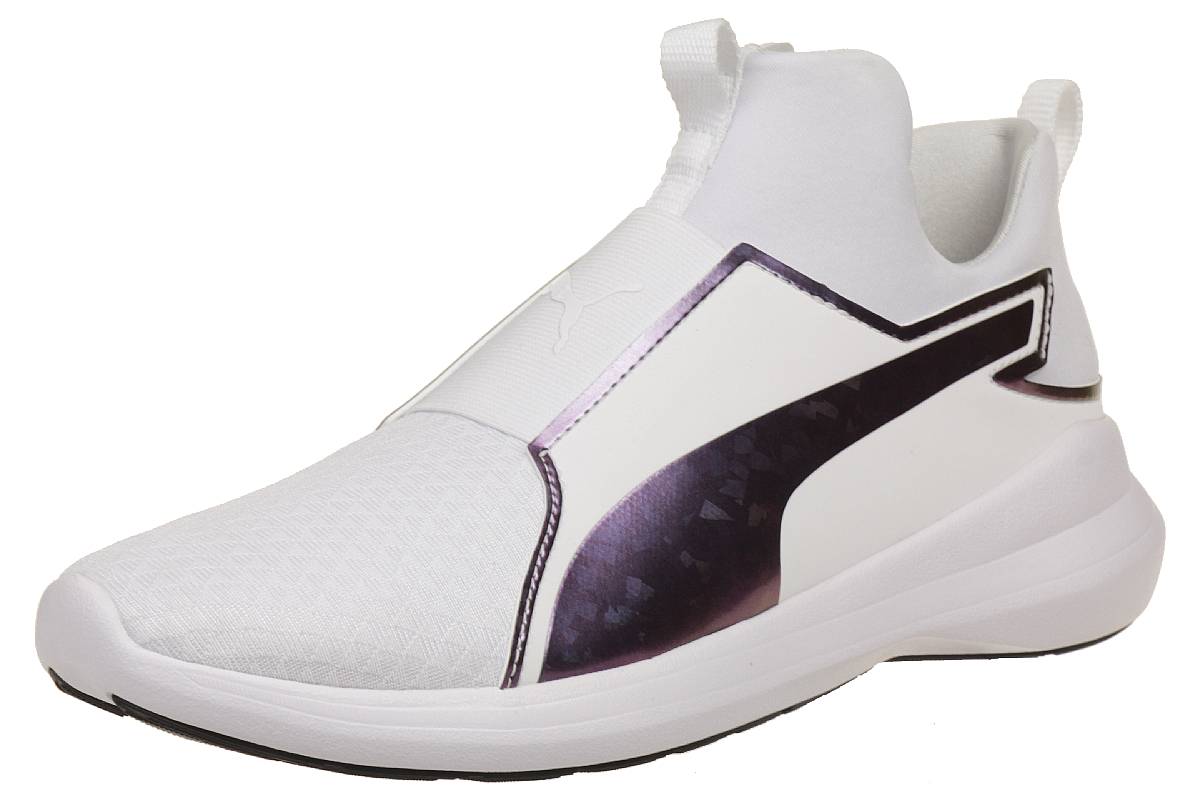 Puma Damen Rebel Mid Swan Hohe Schuhe Sneaker women white 364556 02