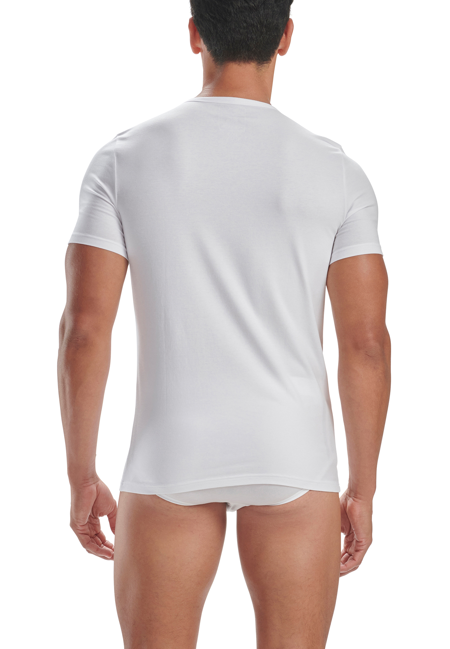 3 er Pack adidas Crew Neck T-Shirt Herren Unterhemd Rund Ausschnitt Baumwolle langlebig