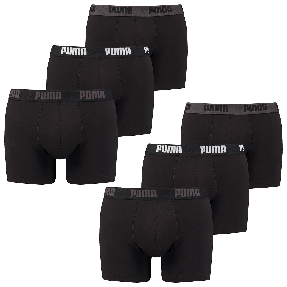 6 er Pack Puma Boxer Boxershorts Herren Unterwäsche sportliche Retro Pants