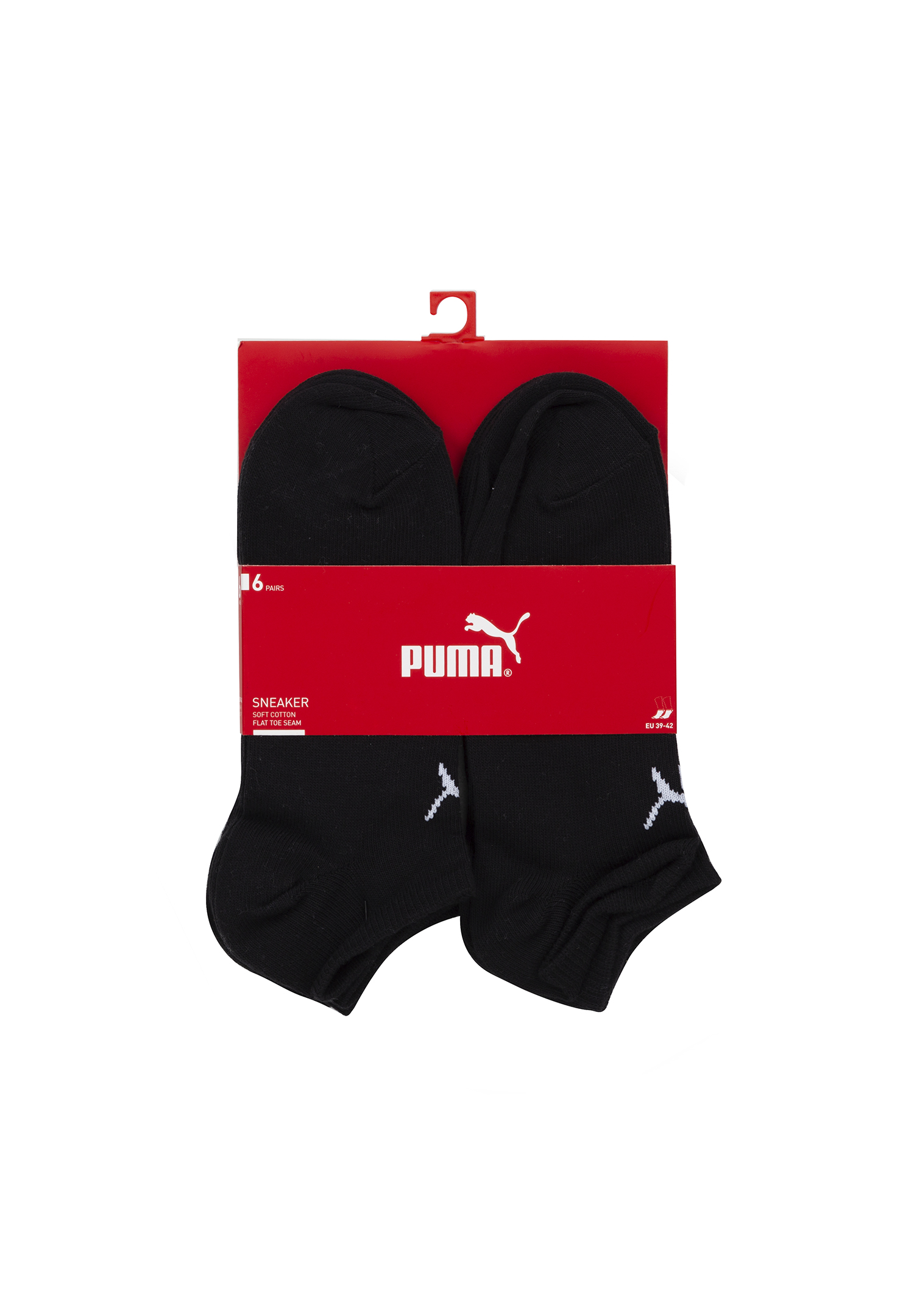Puma Unisex Sneaker Socken knöchelhoch für Damen Herren 6er Pack 
