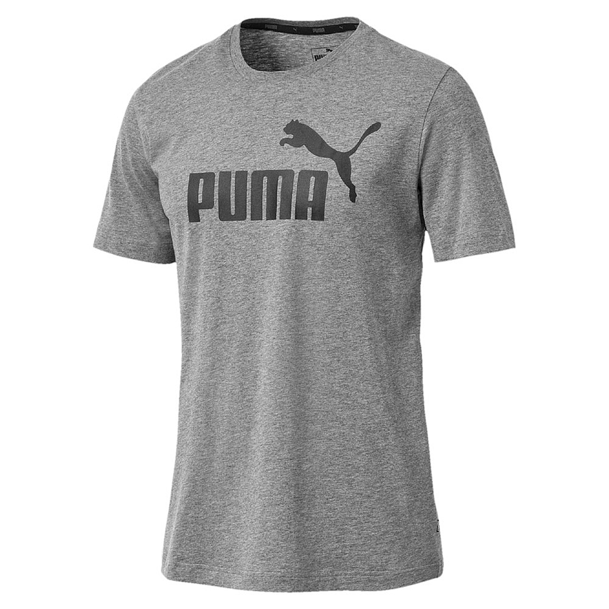 PUMA Herren ESS Essential Logo Tee T-Shirt Übergrößen grau