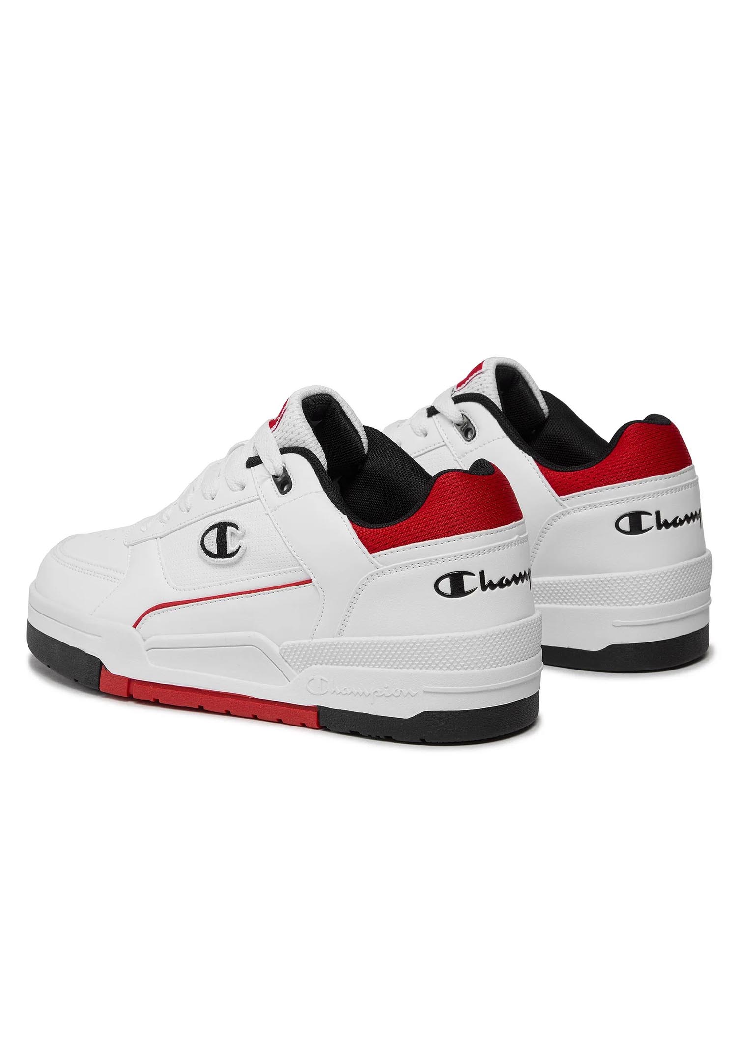 Champion REBOUND HERITAGE LOW Herren Sneaker S22030-CHA-WW012 weiß/rot/schwarz