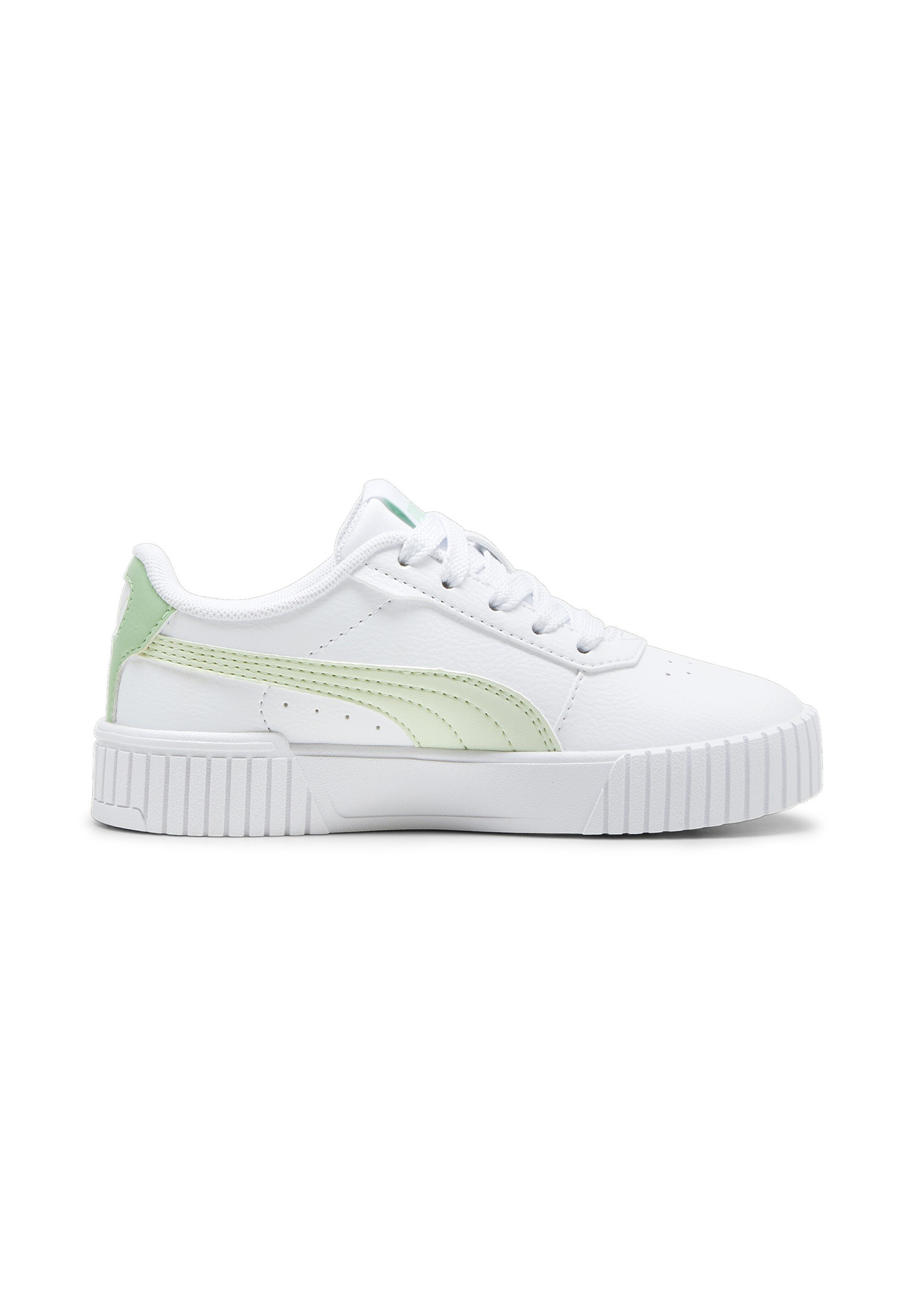 Puma Carina 2.0 PS Kinder Sneaker Schuhe 386186 15 weiß/grün