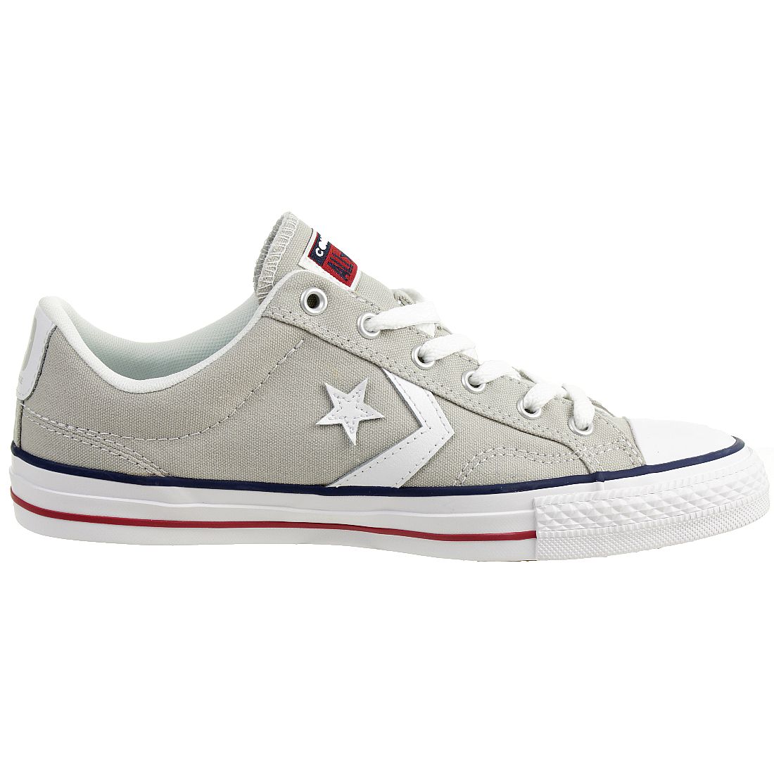 Converse STAR PLAYER OX Schuhe Sneaker Canvas Unisex Hellgrau 144148C
