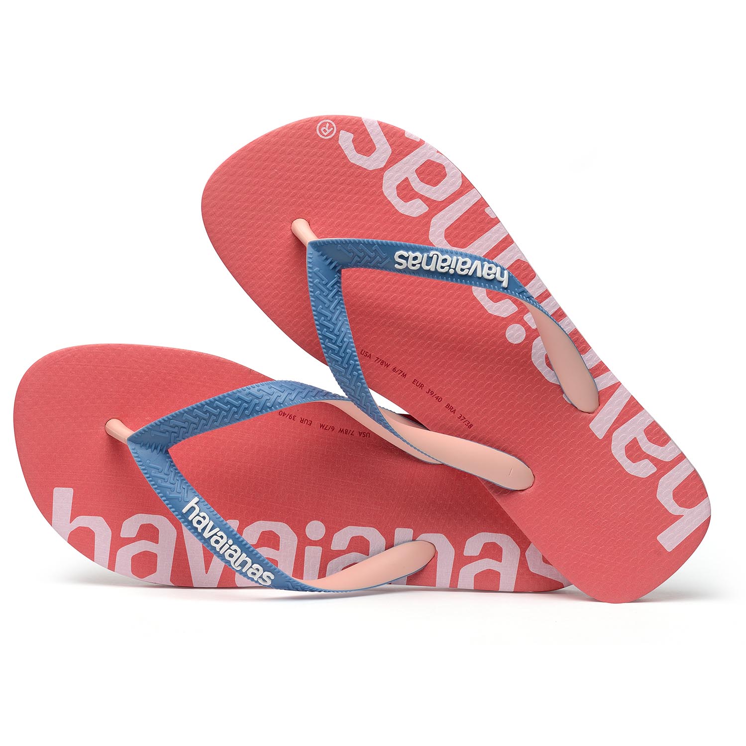 Havaianas Top Logomania Hightech Unisex Sandale Zehentrenner Badelatsche 4145727 Pink