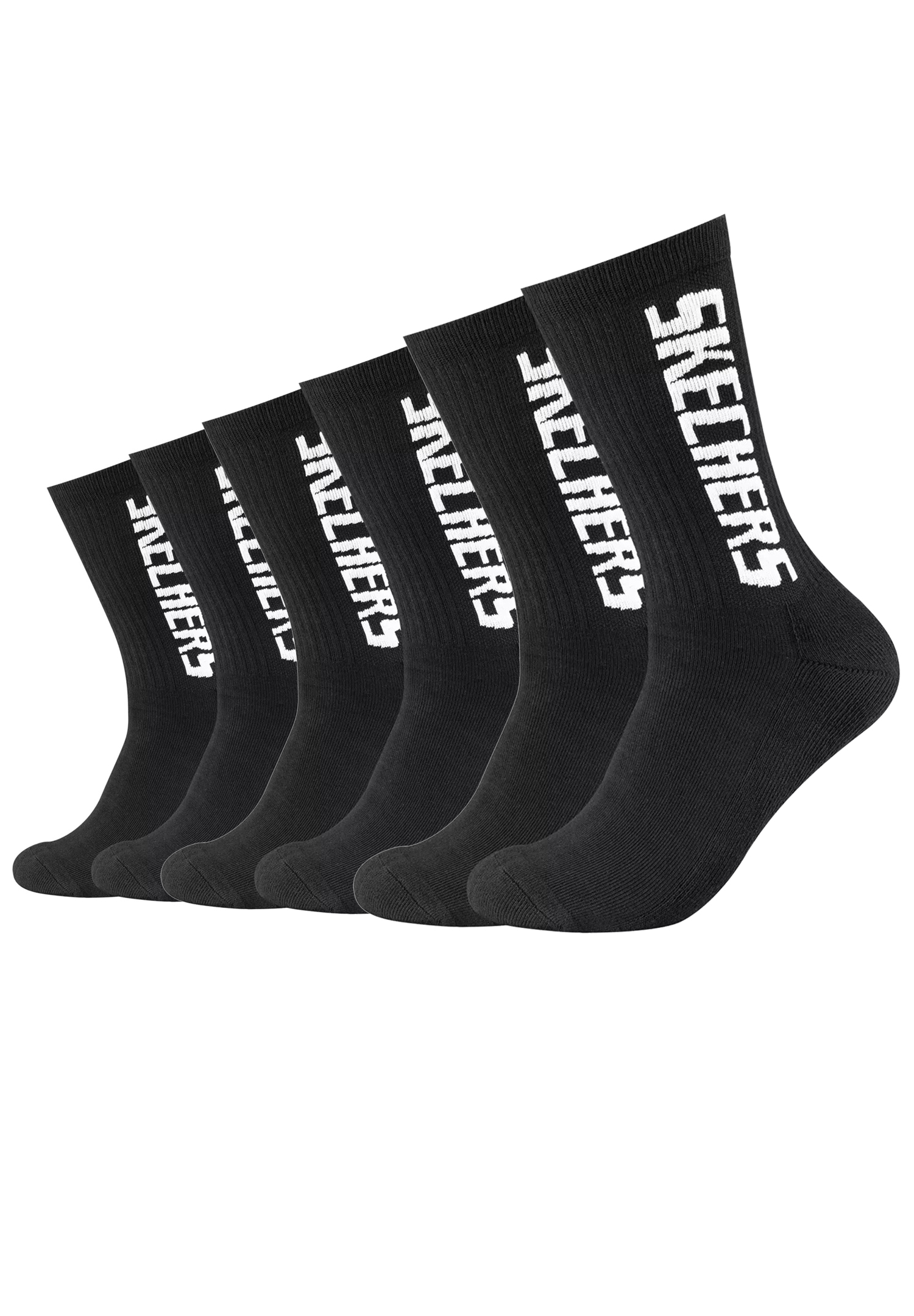 6 Paar Skechers Unisex Sportsocken Tennissocken cushioned line Socken SK41042