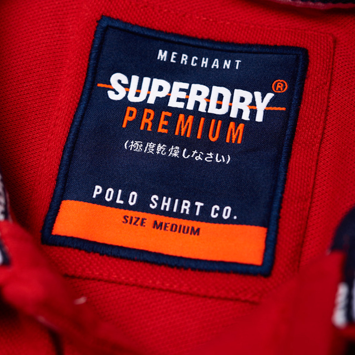 Superdry Herren Classic Pique Short Sleeve  Polo Shirt M1100004A rot