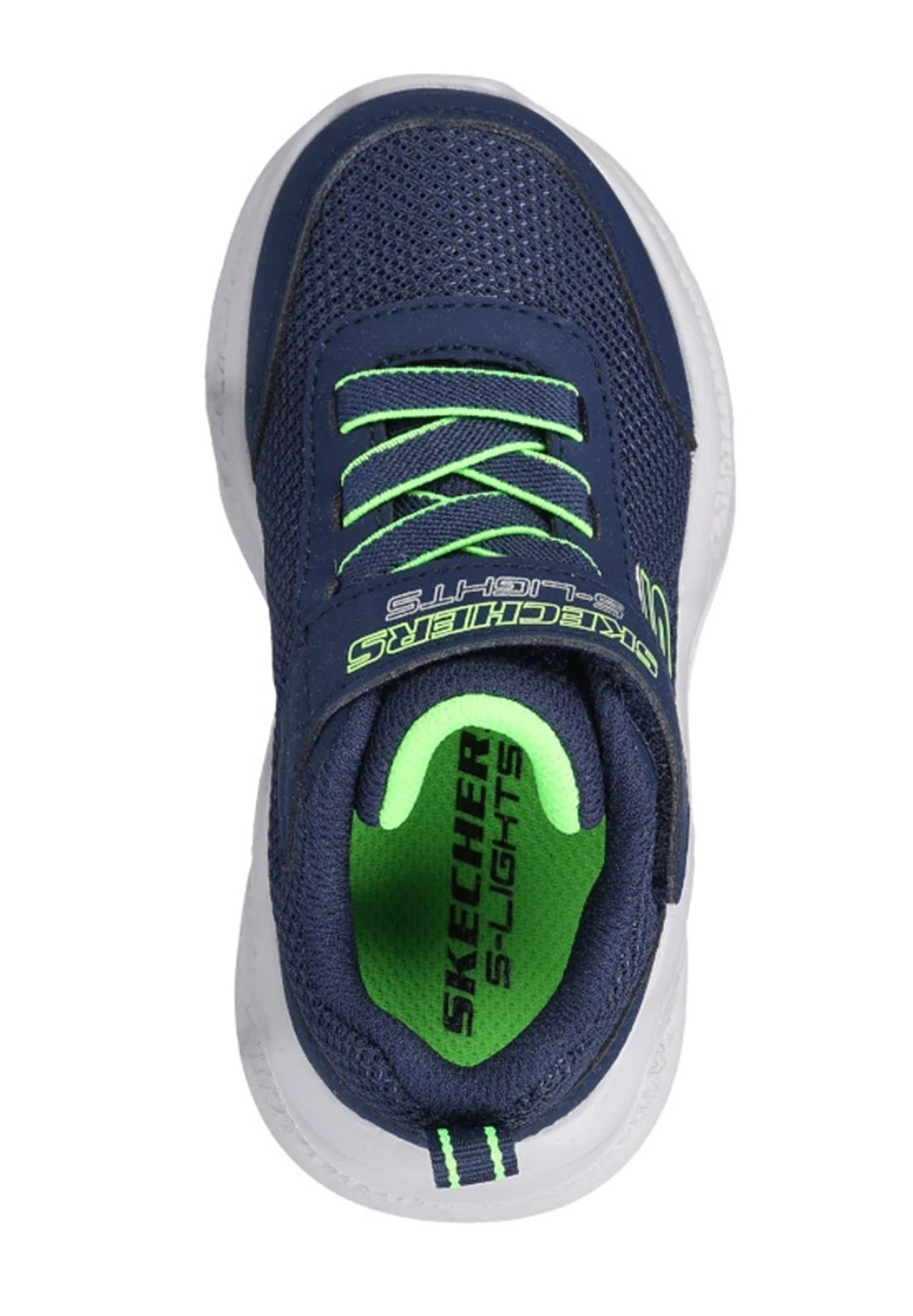 Skechers S-Lights: Meteor-Lights Sneaker Schuhe LED 401675L NVLM blau/grün