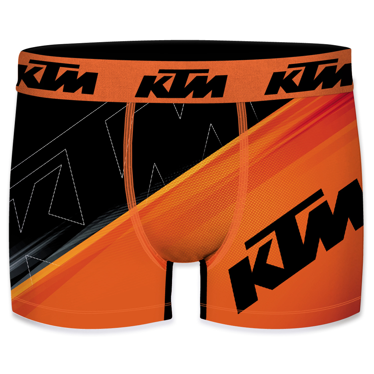 KTM by FREEGUN Boxershorts für Herren Unterwäsche Polyester Pant Men´s Boxer 3 er Pack
