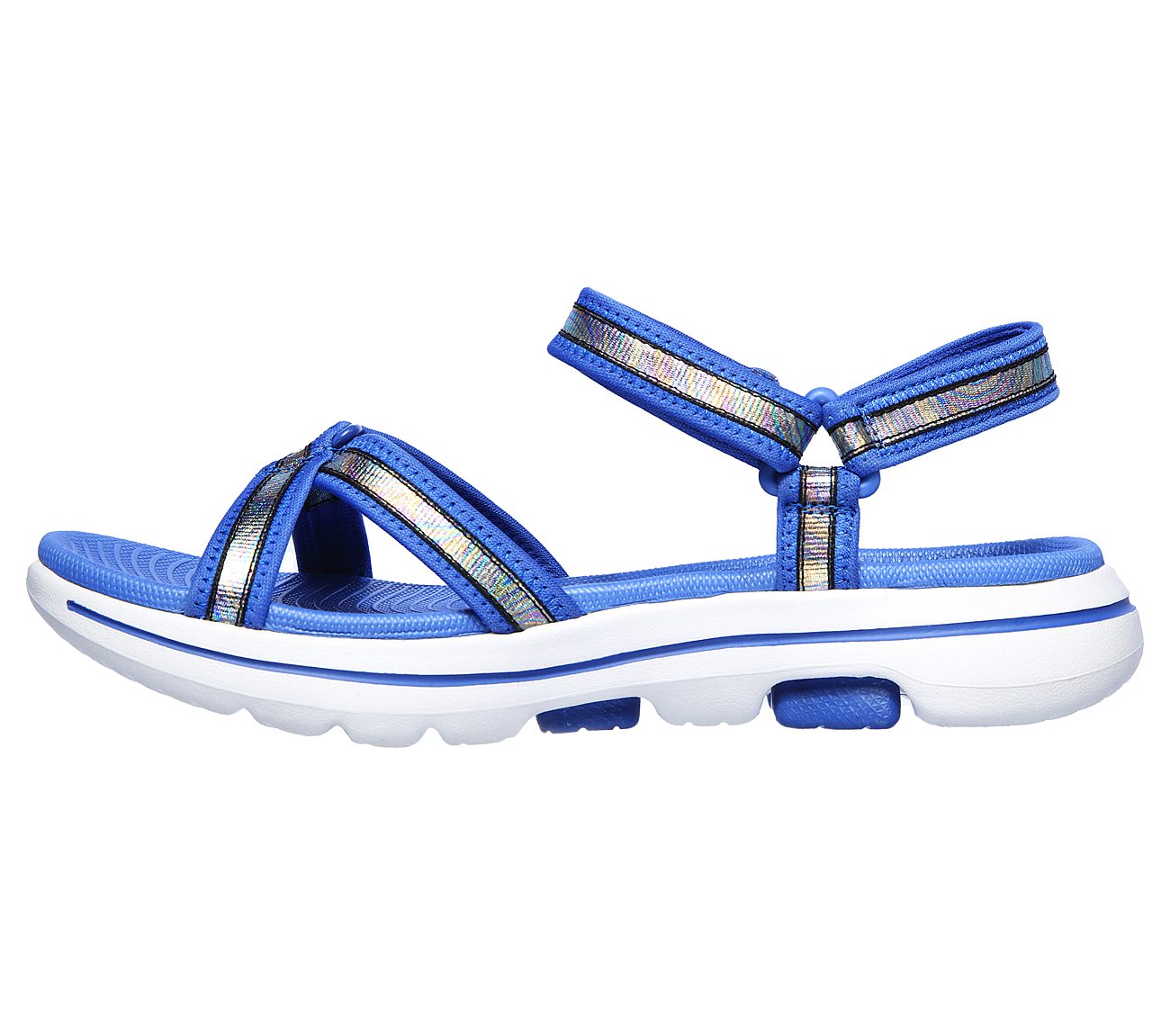 Skechers O-T-G Womens Sandals GO WALK 5 CELESTIAL Sandalen Women Blau