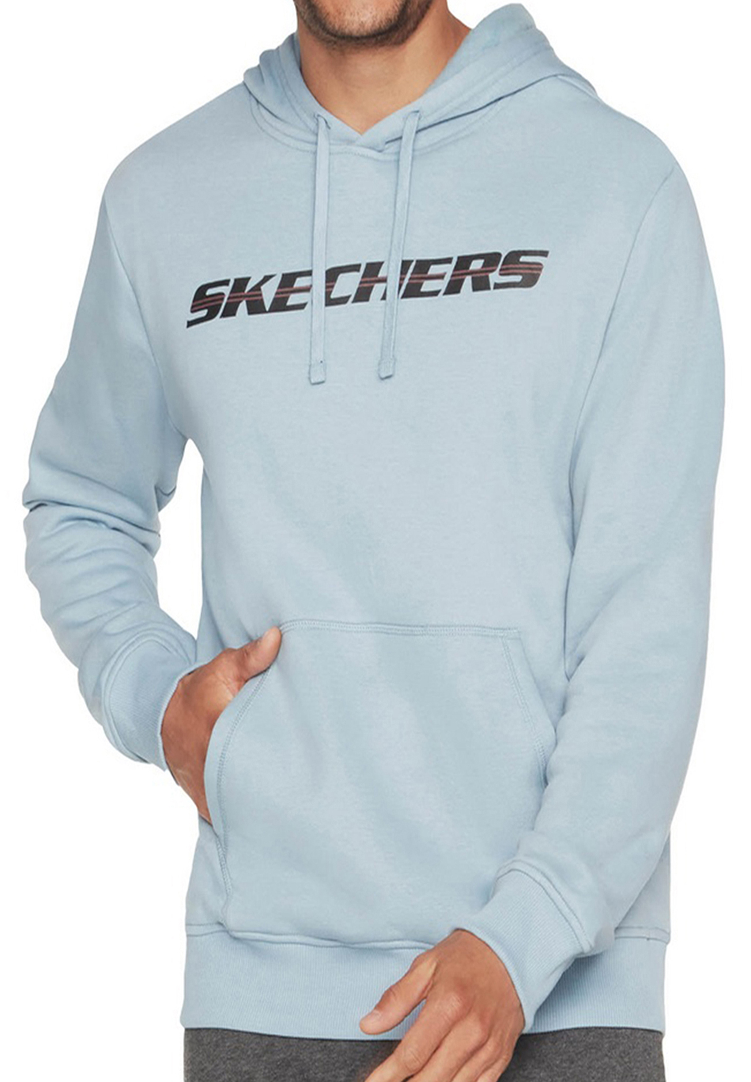 Skechers SKECH-SWEATS MOTION PULLOVER HOODIE Herren Kapuzensweatshirt MHD81 blau 
