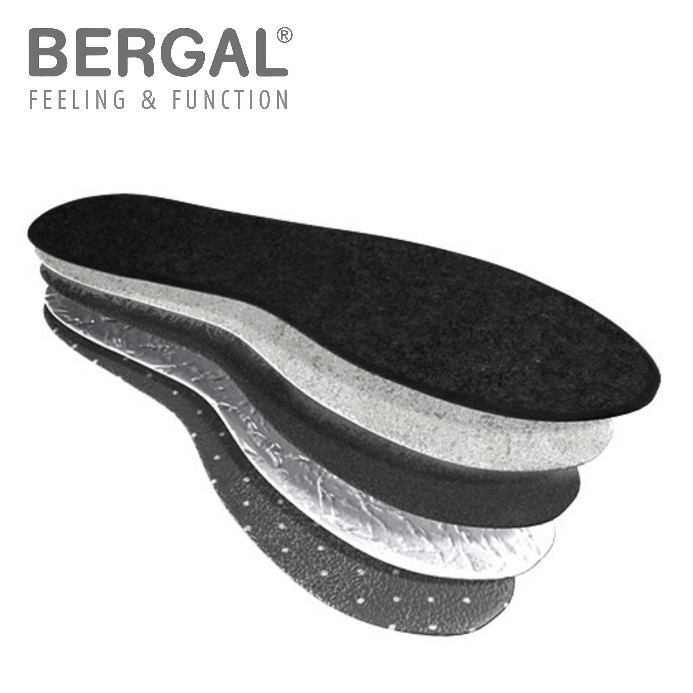 Bergal 1 Paar Thermo Soft wärmende Winter Schuh-Einlage, Einlegesohle mit High-Tech-Funktionsfaser PrimaLoft 