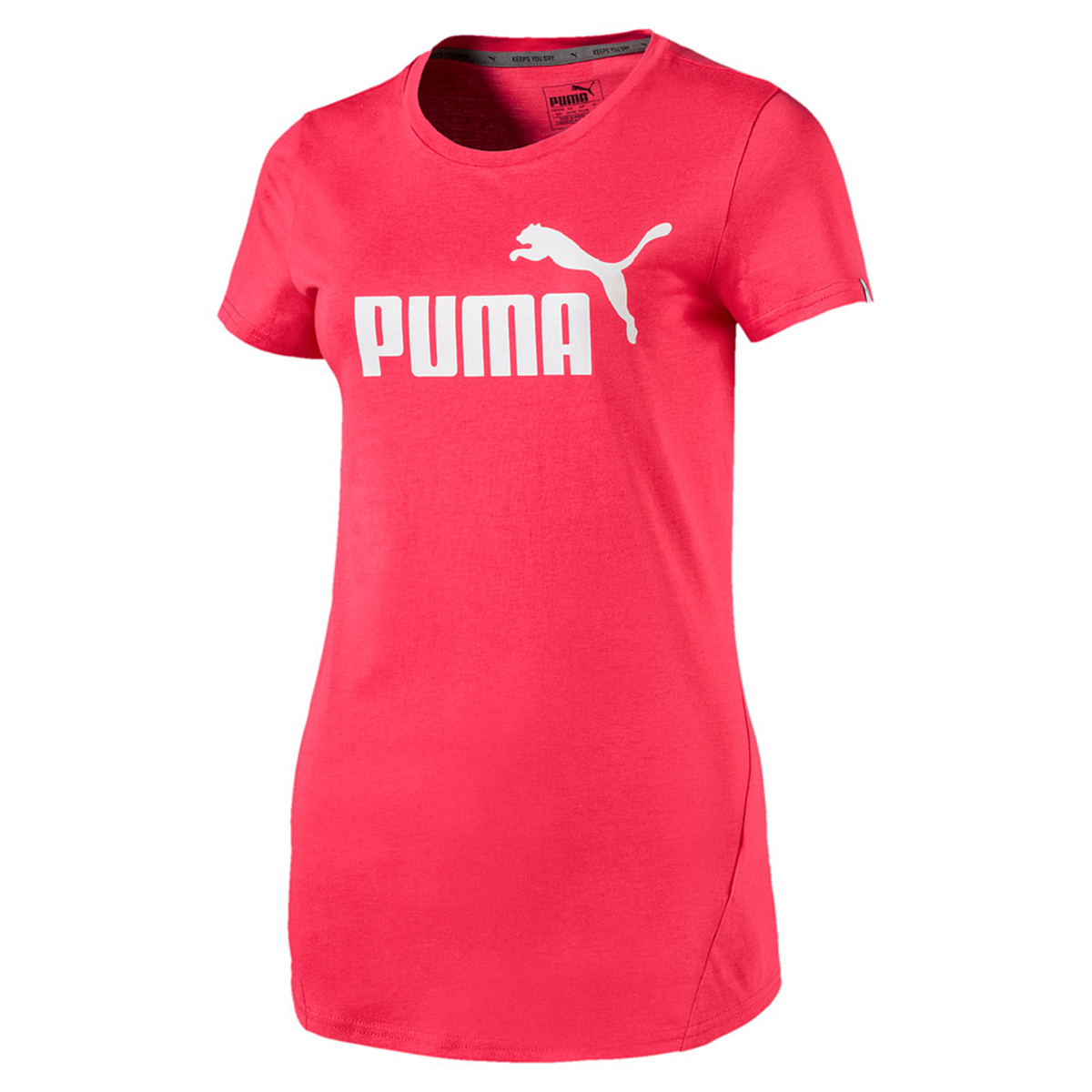 PUMA Damen Essential ESS No.1 Logo W Tee T-Shirt Pink