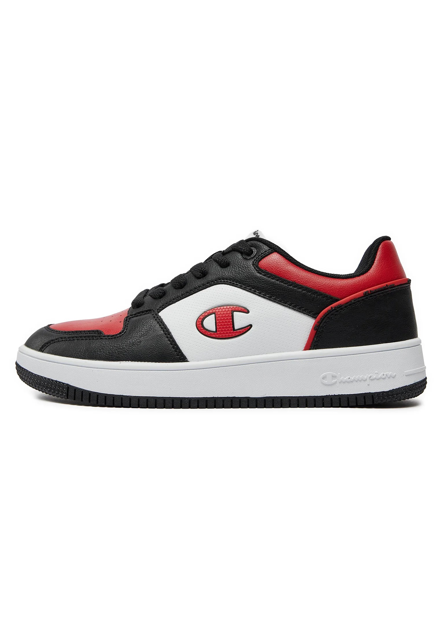 Champion REBOUND 2.0 LOW Herren Sneaker S21906-CHA-KK019 schwarz/rot/weiß