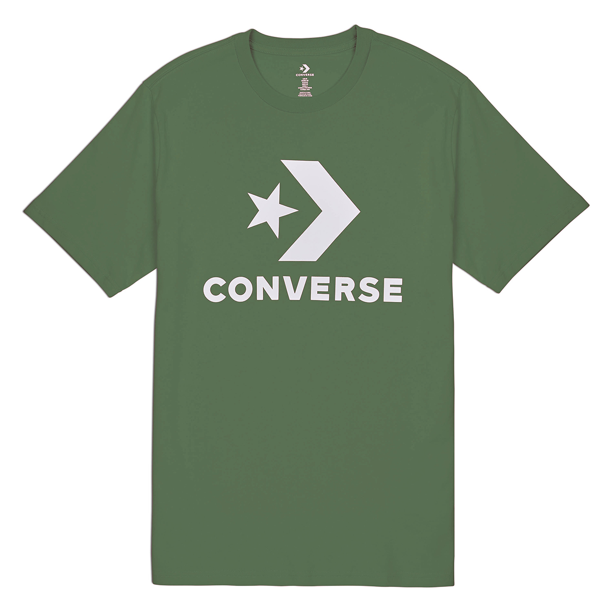 Converse Star Chevron Tee Jade Stone T-Shirt Herren 10018568 Olive