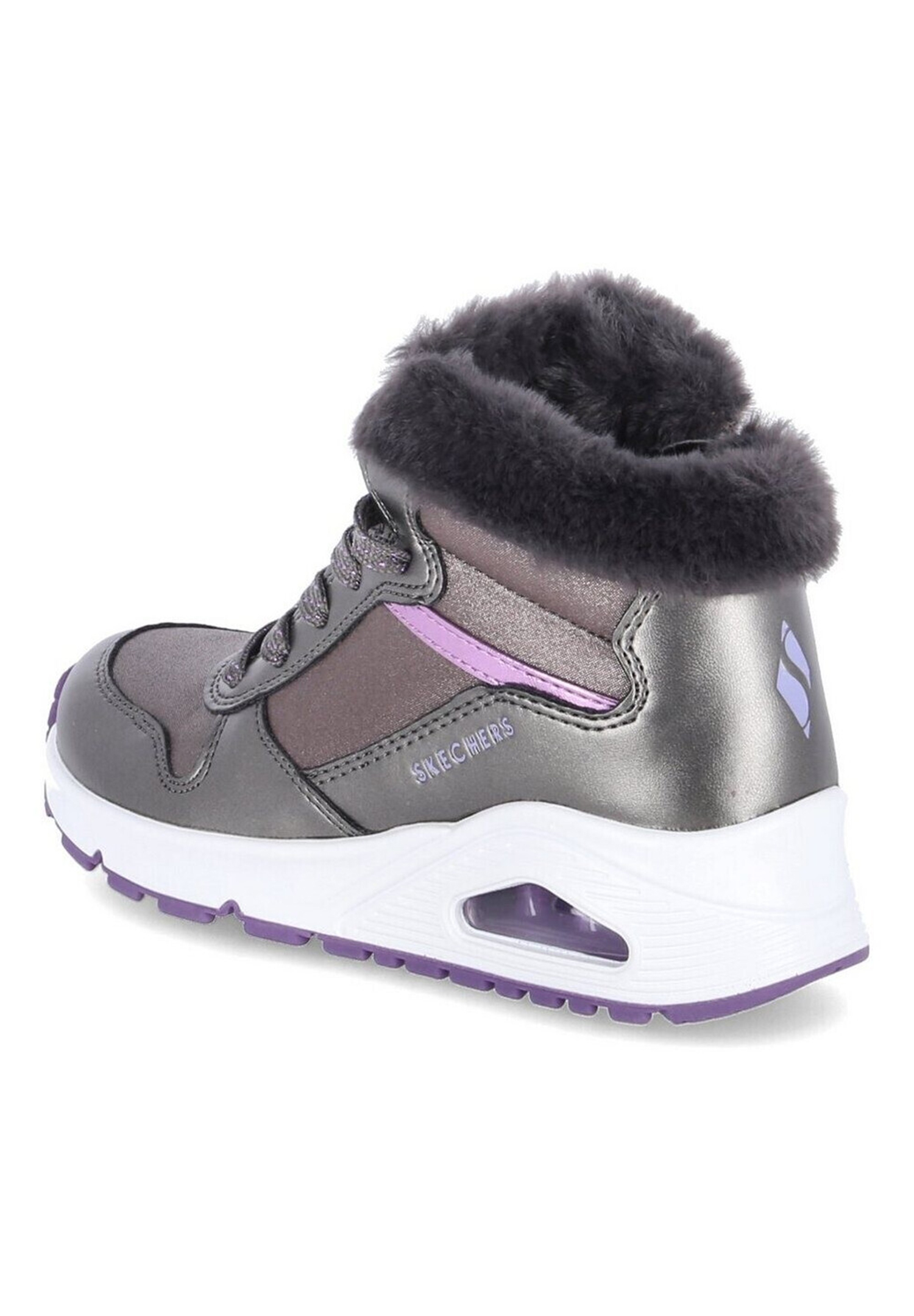 Skechers Kids UNO Cozy On Air Mädchen Sneaker Winterstiefel 310518L GUN grau