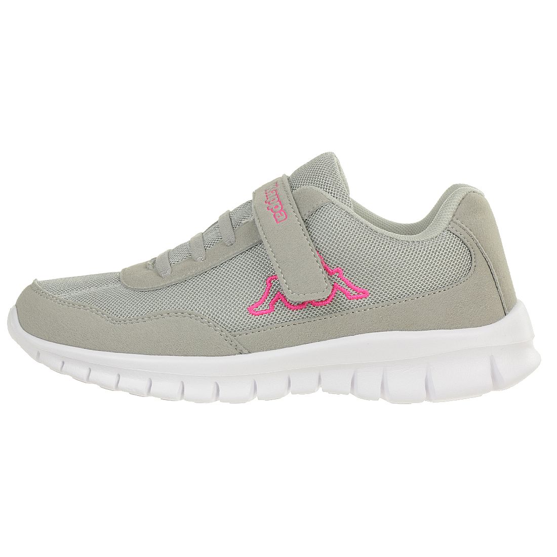 Kappa Unisex-Kinder Sneaker Follow K Light Grey/Pink
