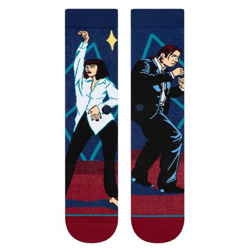 1 Paar Stance Foundation Everyday Light Cushion Socken Pulp Fiction I Want to Dance