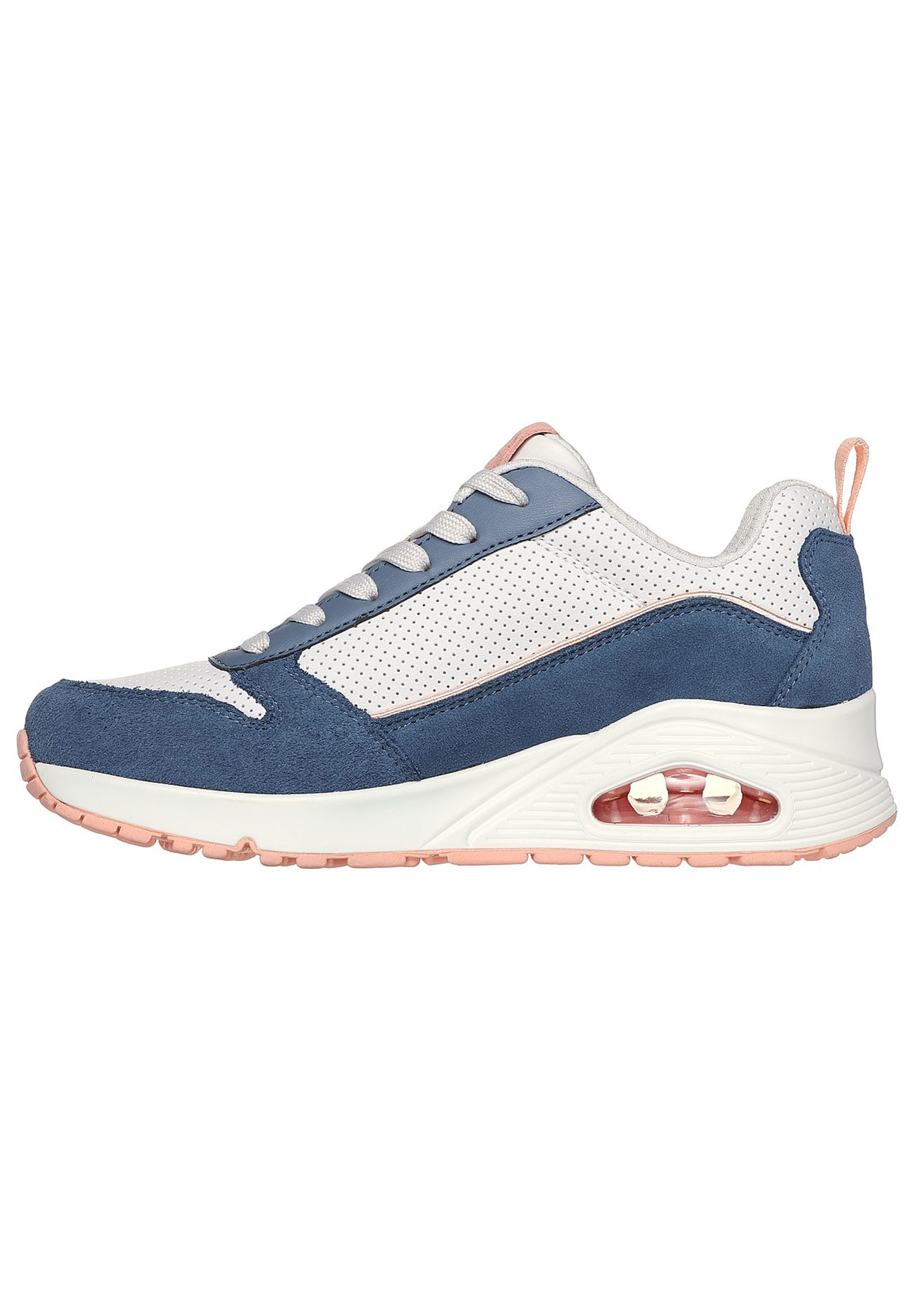 Skecher Street Uno-2 MUCH FUN Damen Sneaker 177105 WBLP blau/pink