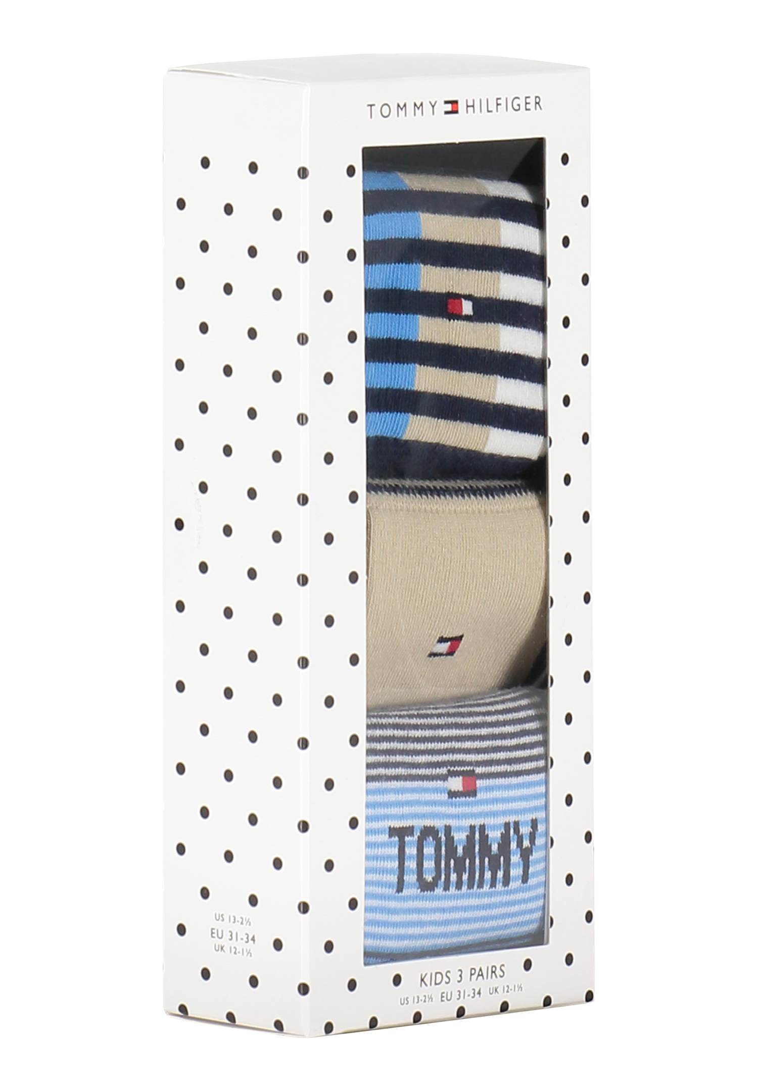 3 Paar Tommy Hilfiger KIDS Socken TH 3P Gr.27-38 Geschenkbox