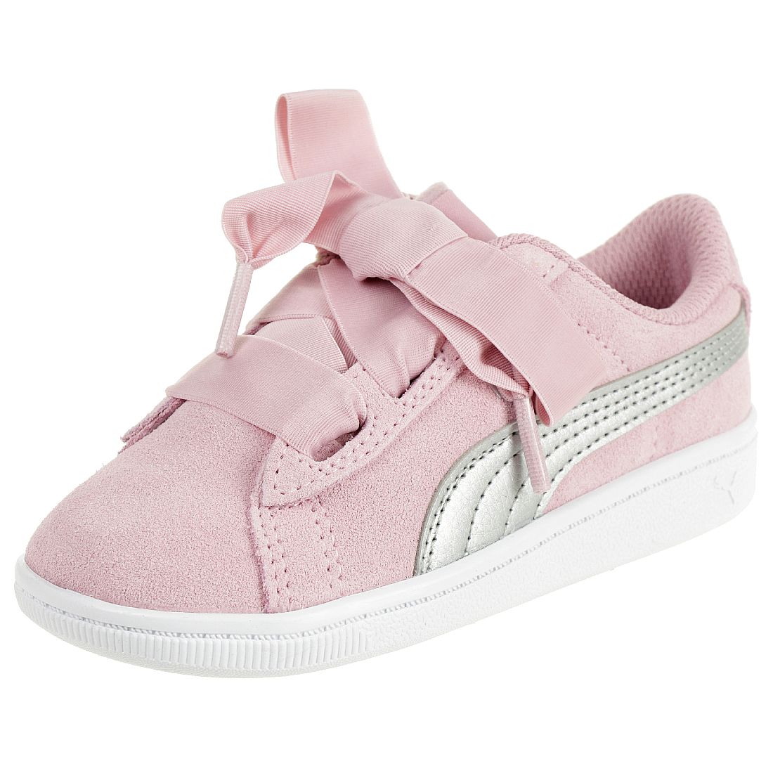 Puma Vikky Ribbon AC Inf Sneaker Baby Mädchen Schuhe Leder 367640 05 Pink