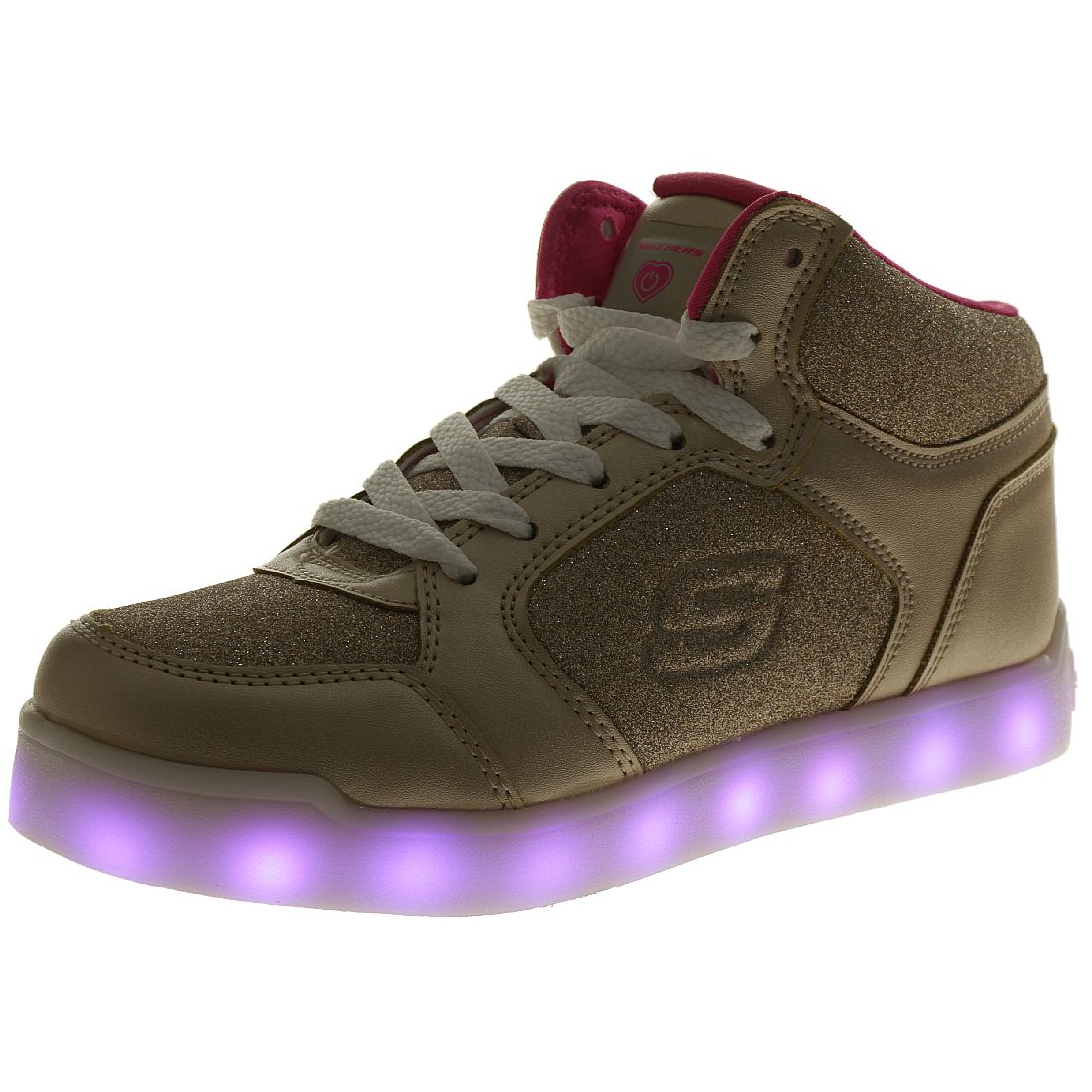 Skechers S Lights E Pro II GLITTER GLOW II Sneaker Schuhe Damen Mädchen Glitzer LED 