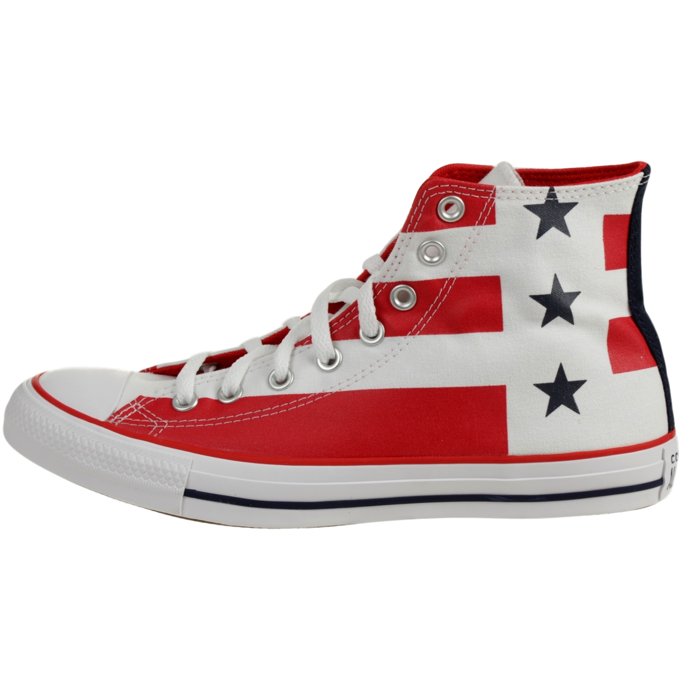 Converse Unisex Chuck CTAS HI Stars & Stripes America Sneaker 167836C Weiß