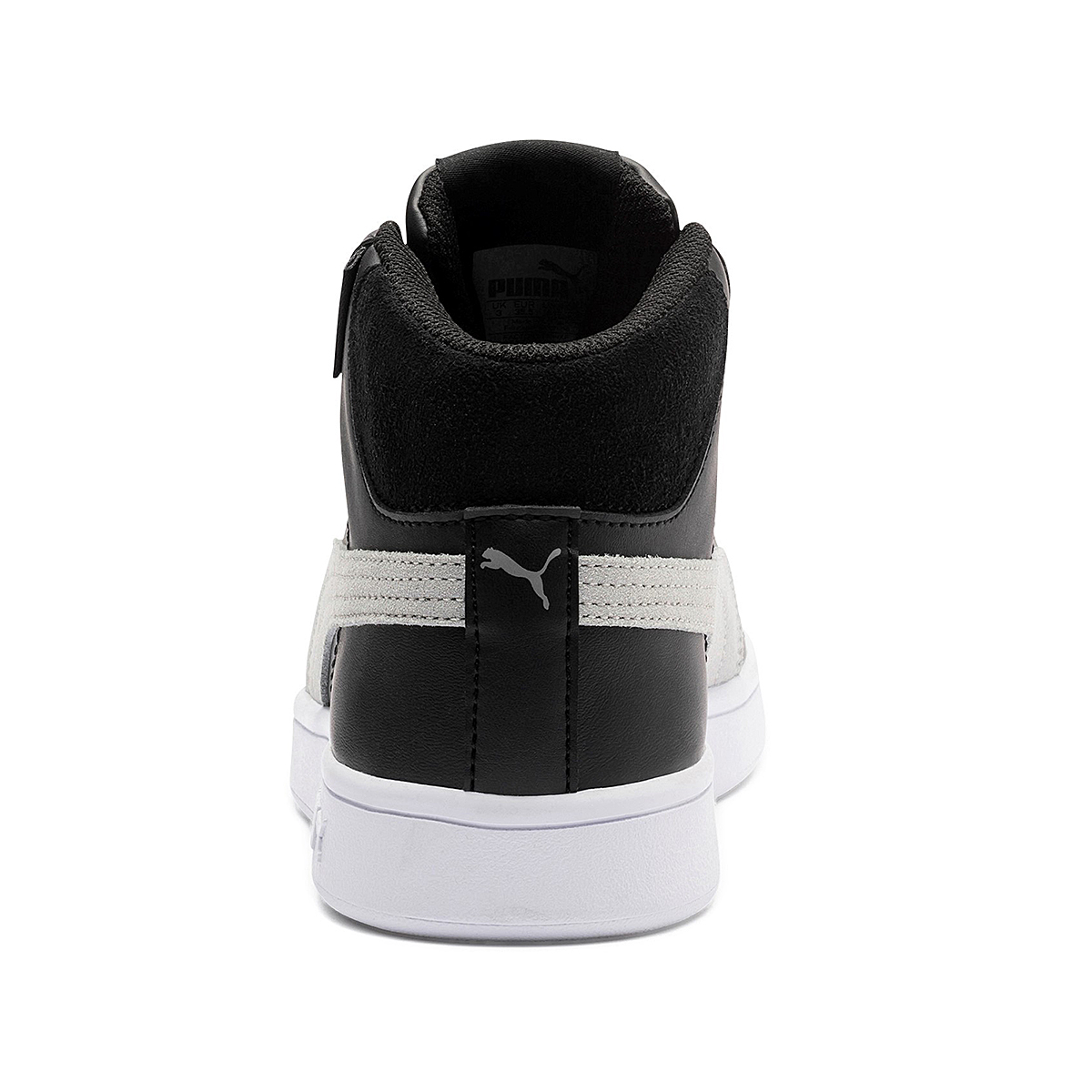 Puma Smash v2 Mid PureTEX JR Kinder Unisex Sneaker Schuh schwarz 367854 01