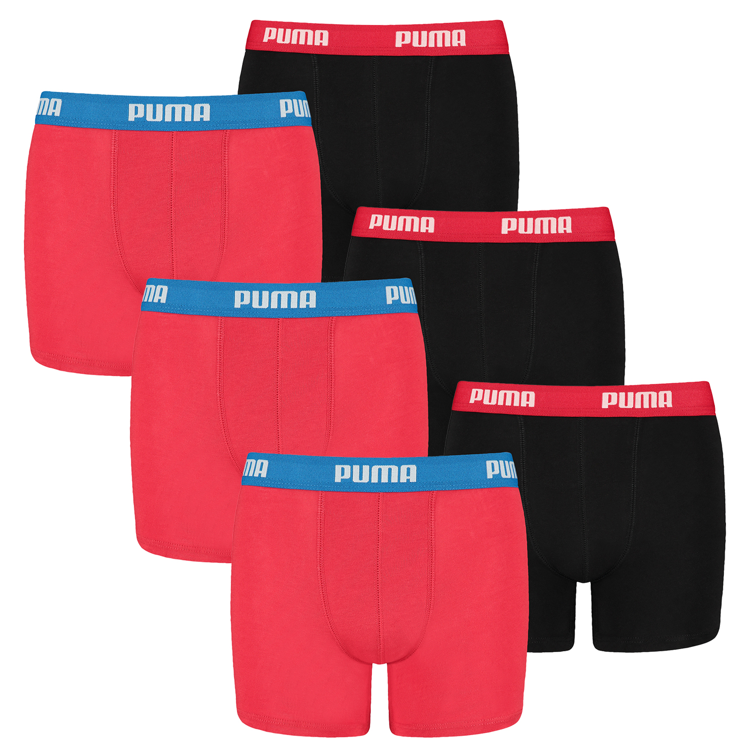 6 er Pack Puma Boxer Boxershorts Jungen Kinder Unterhose Unterwäsche