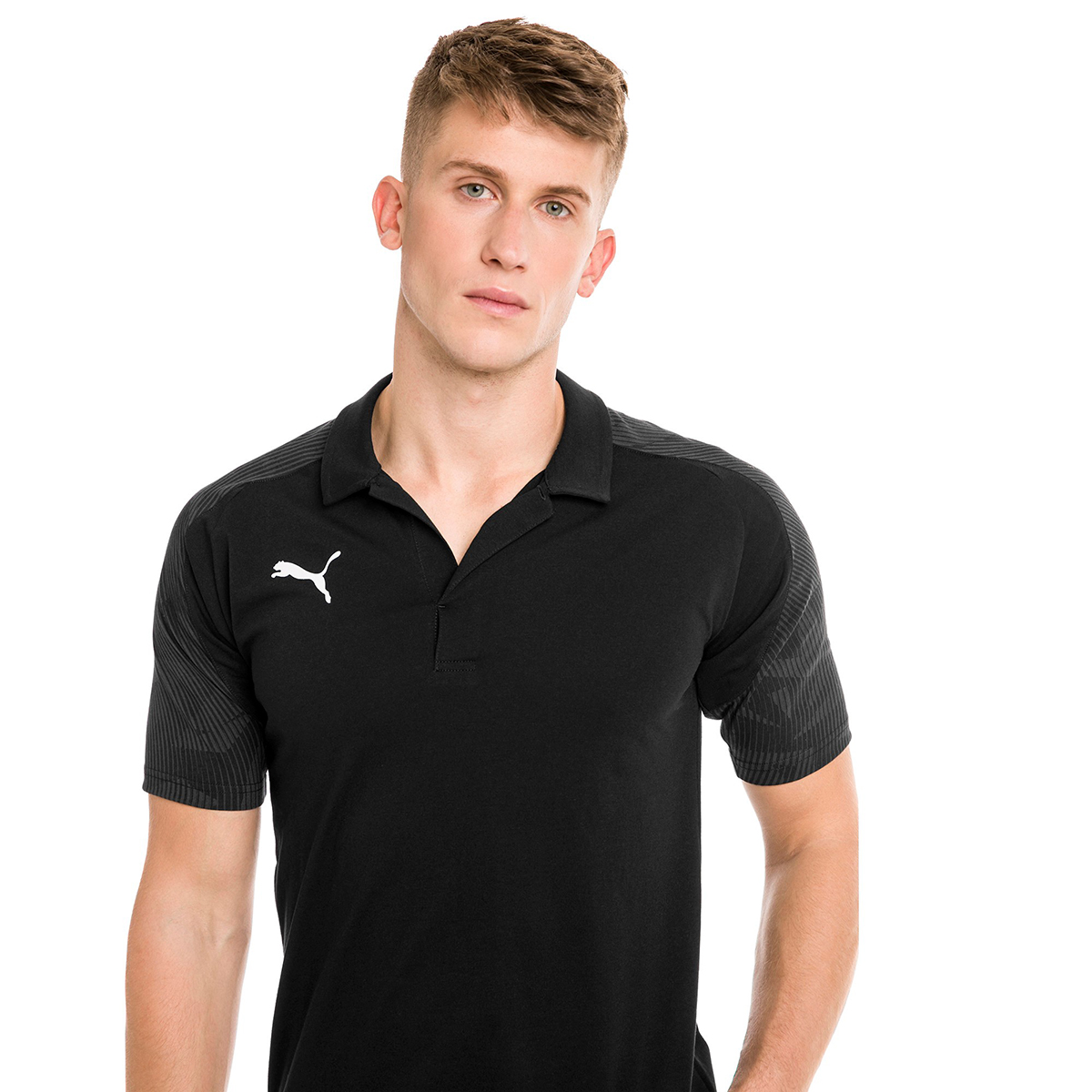PUMA Herren CUP Sideline Polo Shirt schwarz 656047