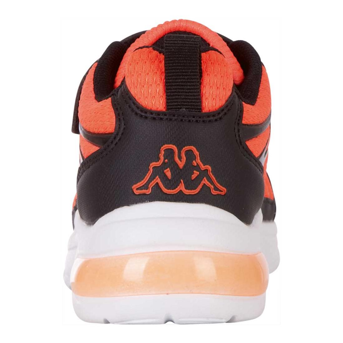 Kappa Unisex Sneaker Sportschuhe 260785K Schwarz / Orange 