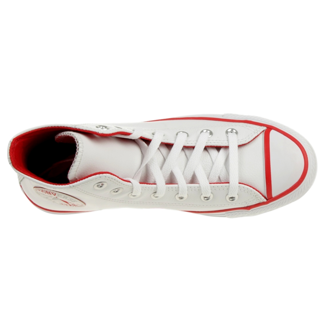 Converse CTAS HI Unisex Leder Sneaker Chuck 166729C Weiß 