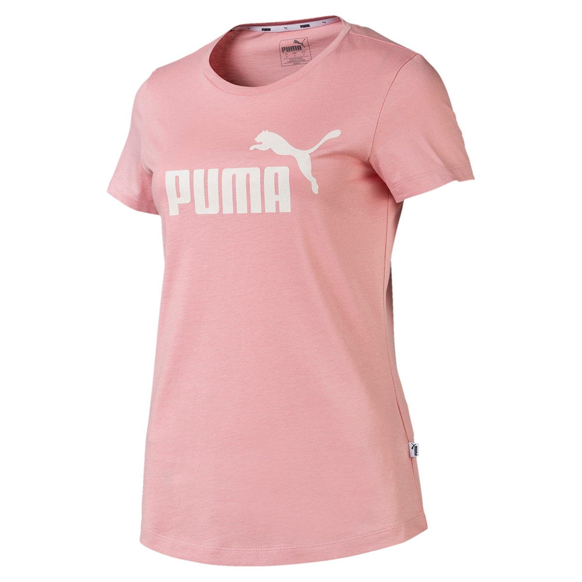 PUMA Damen Essential Logo Tee T-Shirt Bridal Rose 853455 94