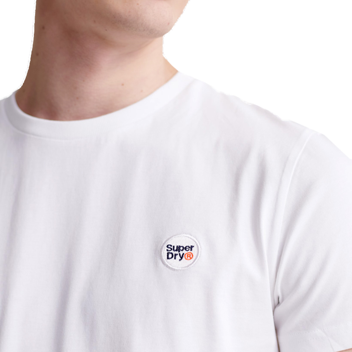 Superdry Herren Collective Tee T-Shirt Short Sleeve Shirt Hemd M1010092A Weiß