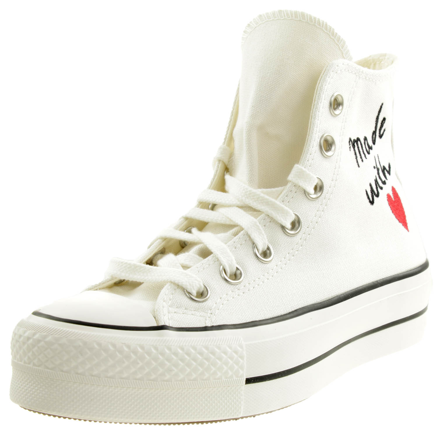 Converse Love Thread CTAS Lift High Top Unisex Sneaker 571119C Weiß