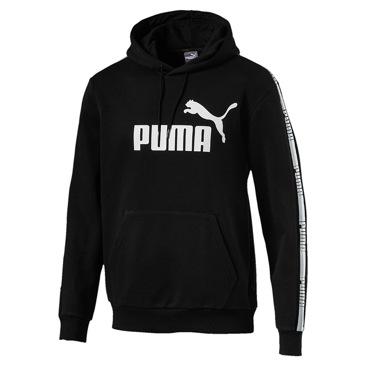 PUMA Tape Hoody  No. 1 Logo Herren Sweatshirt Kapuzenpullover schwarz 852416