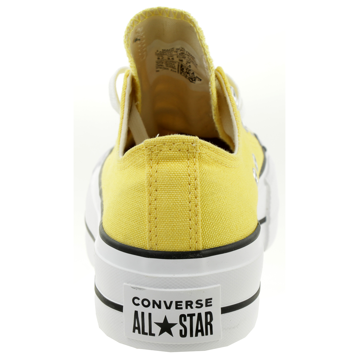 Converse Damen CTAS Lift Ox Platform Low-Top Sneaker 568627C Gelb 