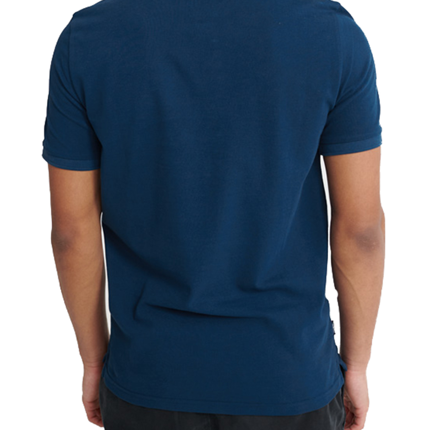 Superdry Herren Classic Micro Lite  S/S Pique Polo Short Sleeve Shirt M1110019A blau