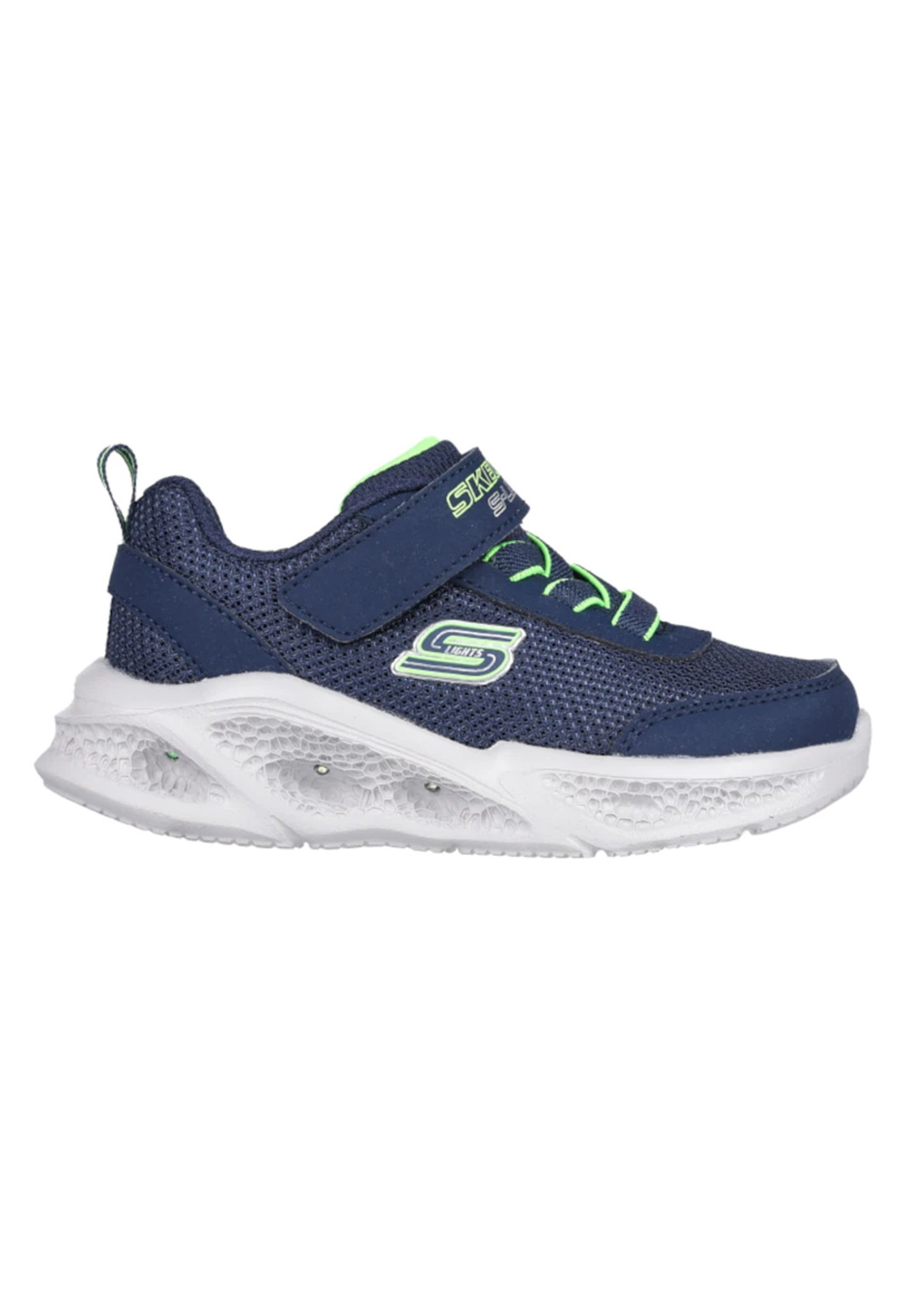 Skechers S-Lights: Meteor-Lights Sneaker Schuhe LED 401675L NVLM blau/grün