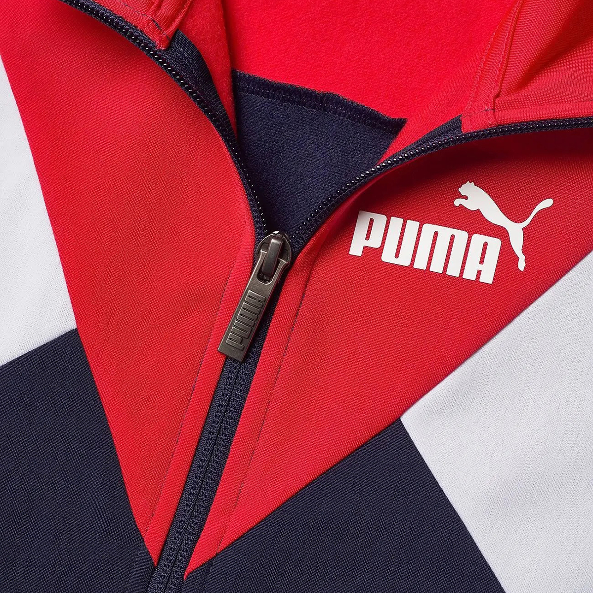 Puma Rebel Poly Suit cl B Kinder Unisex Trainingsanzug Sportanzug 583254 Blau