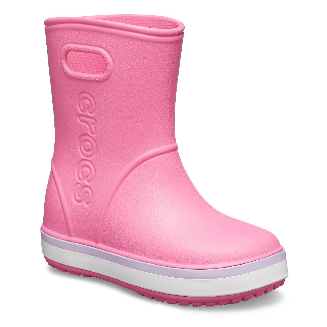 Crocs Crocband Rain Boot Kinder Gummistiefel Regenstiefel 205827 Rosa 