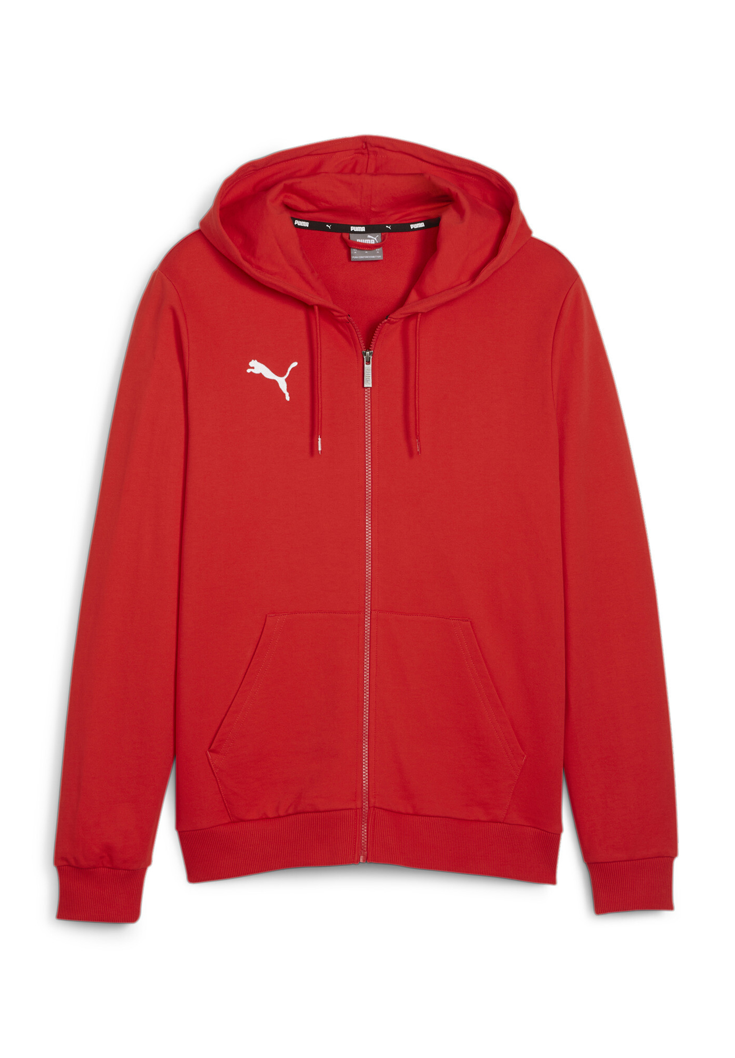 PUMA Herren teamGOAL Casuals Hooded Jacket Sweatshirt Pullover 658595 Rot
